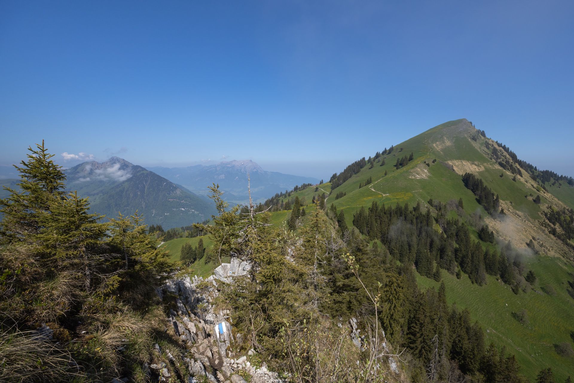 A view of the ***Buochserhorn*** from the ***Bleikigrat***.
