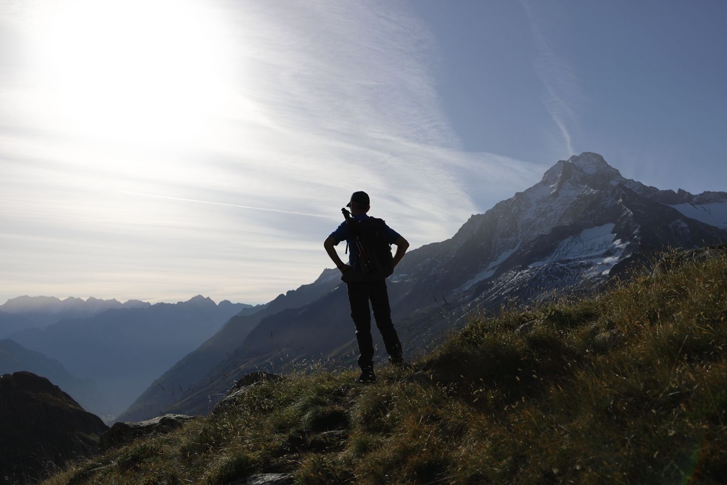 An incredible hike near the ***Sustenpass*** on the border between Bern and Uri.