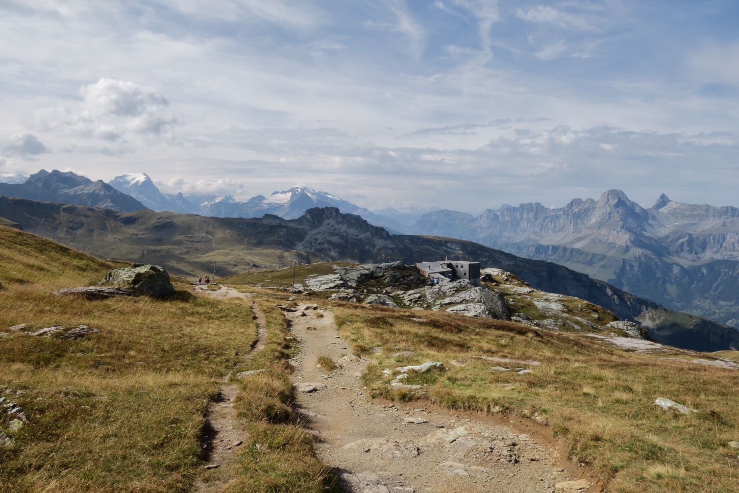 Panoramic view of the ***Glarner Alps***.