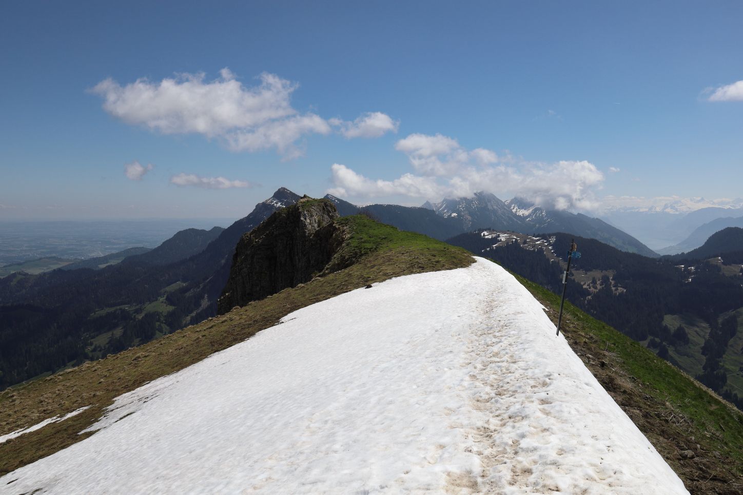 At the summit of the ***Schimbrig***.